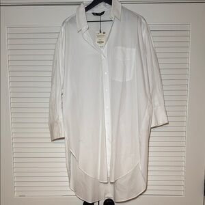 Zara white dress shirt